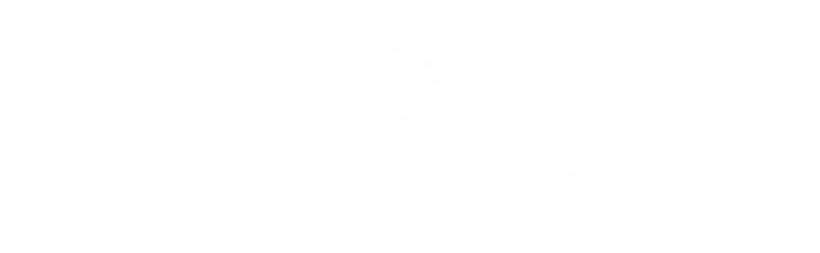Logo mielenium blanc